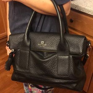 Kate Spade Black Foldover Purse